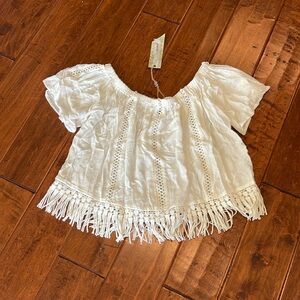 Ladies off the shoulder top